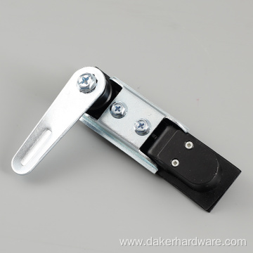 Electric equipment push button lock latch